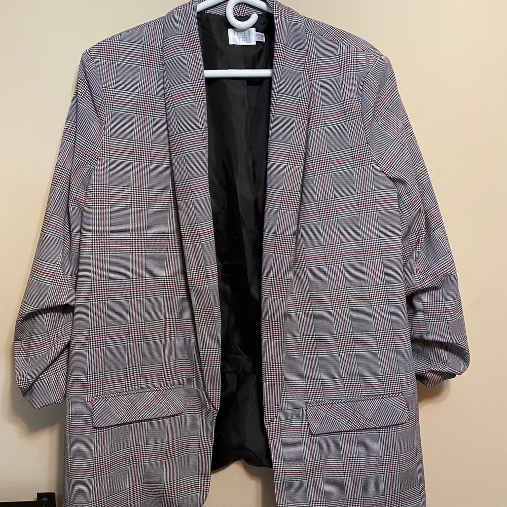 Plaid blazer